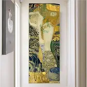 DIY Painting by Numbers for Adults Gustav Klimt《Water Serpents I》 Adults Paint Kits Canvas Gifts Arts Crafts for Home Decor