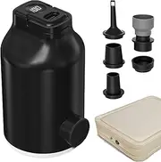 Air Pump for Inflatables | Portable Electric Float Pump with 5-Nozzle LED Light - Inflation Devices & Accessories for Sleeping Bags Swimming Travel Camping