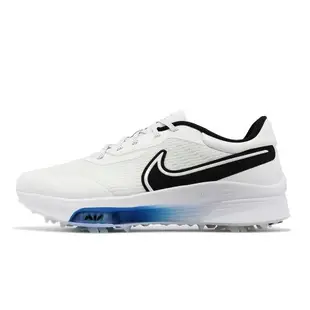 Nike 高爾夫球鞋 Air ZM Infinity Tour Next% 男女鞋 寬楦 白 黑 氣墊 鞋釘 DM8446-103