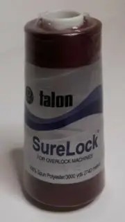 New Talon Surelock Overlock Machine Thread Burgandy 3000 Yards