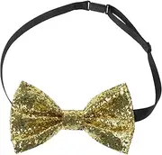 [TEMPNAP] Leather Bows Bow Tie Men Red Black Tie Fabric Glitter Bow Tie