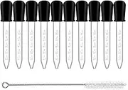 Silicone Plastic Liquid Droppers Pipettes Transfer 5ML Pipette Dropper Kids Medicine Candy Dropper for Home,School Laboratories,Science,Gummy Making,Oil,Water 10Pack