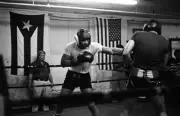 Ken Norton Trains With Bernard Mercado At Solar Gym 1977 Old Boxing Photo 3