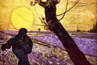 Le Semeur by Vincent Van Gogh Giclee Fine Art Print Reproduction on Canvas