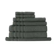 7 Piece Quality Soft 100% Cotton Indulgence Granite Towel Set