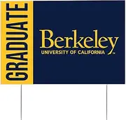 Desert Cactus University of California Berkeley Golden Bears 12x18" Graduate Celebration Yard Sign Graduates Outdoor Lawn Display with Stakes (Grad Sign 3)