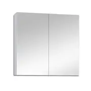 750mmx720mm Bathroom Vanity Mirror Cabinet Shaving Storage 8mm Glass Shelf Pemc