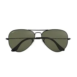 Ray Ban 雷朋 黑框墨綠偏光太陽眼鏡 RB3025 002/58 62mm大版 寬臉適合 公司貨