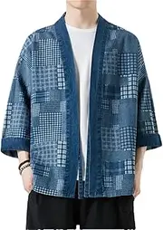 [Fulbant] 2024 Spring Chinese Men'S Kimono Hanfu Tang Suit Retro Jacket Large Coat Traditional