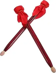 CORHAD 2pcs Wooden Percussion Gong Mallets Cloth Head Hammers for Gong Lightweight and Durable Smooth Edges for Performances and Gifting Suitable for