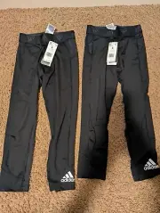 adidas Men's Size S Techfit 3/4 Tights Black Training GM5034 TWO FOR 26$