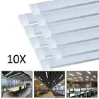 10pcs 30W 90cm Slimline LED Tube Light Batten Linear Ceiling Wall Mount Lamp 3FT