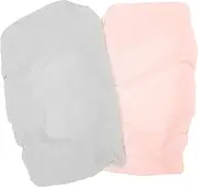 VICASKY 2pcs Contoured Changing Pad Covers Washable Removable Diaper Changing Pad Sheets