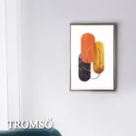 北歐有框畫 日月長夢 【TROMSO】/ WA175 40X60CM 台灣現貨 北歐,板畫,有框畫,