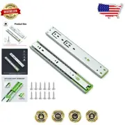 Durable 6 Pairs Soft Close Drawer Slides with 110 LB Capacity and Easy Install