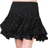 在飛比找ETMall東森購物網優惠-2023新款廣場舞服裝三步踩拉丁舞服半身短裙女成年練功跳舞蹈