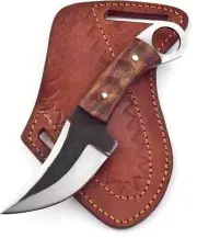Fixed Blade Hunting Forged Tracker Knife - 8 Inches Carbon Steel Razor Sharp AUS