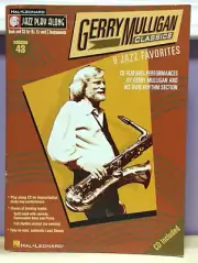 Hal Leonard Jazz Play Along Songbook & CD ~ Volume 43 ~ Gerry Mulligan Classics