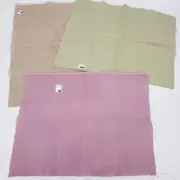 Vintage 18 Ct Cross Stitch Needlework Aida Cloth Fabric Mix of Colors and Sizes!