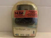 Sanford DYMO Label Manager 210D Electronic Label Maker Black/White tape cassette