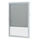 ODL Door Blinds 24.75" Cordless White+1/2" Slats, for 22"Wx36"L Door Windows