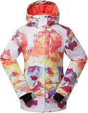 [Generic] Women Snow Wear Waterproof Windproof Skiing Suit Sets Lady's Snowboard Clothing Camo1 Costumes Jacket Pant