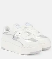 [Valentino Garavani] Valentino Garavani Freedots XL leather platform sneakers AU 9.5 white