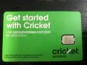 Cricket Wireless Nano SIM Card- 3 PCS