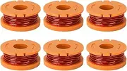 WA0010 Weed Eater String Replacement for Worx String Trimmers, 6 Packs