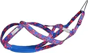 JISADER Dog Mushing Harness, Sled Harness, Skijoring, Sport Bikejoring, Husky Harness Weight Pulling Harness, L Rose Red