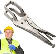 [Generic] Welding Clamp | U Shaped Counterpart Pliers Clip Locking Welding Grip - Locking Pliers Vise Tools Quick-lock Release For Easy Removal, Clamping
