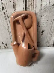 New Small Terra Cotta water can Tray rake hoe Gardening decor kids outdoor craft