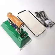 Snooker Accessories, 243mm Billiards Table Cloth Iron, Pool Table Brush Cleaner Kit, Adjustable Temperature Snooker Table Iron, for Billiard Games Room, Playroom Clubs, Playroom Room