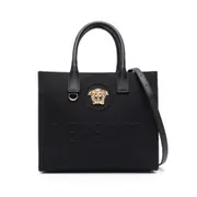 [Versace] Versace Small La Medusa Canvas Tote Bag