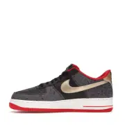 Nike Air Force 1 07 LX "King & Queen/Spades" Black DJ5184-001 SIZE 10