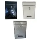 Wall Mount Mailbox Letterbox Lockable with 2 Keys Large Capacity Drop Box