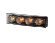 1 Cabin Roof Front Corner AMBER LED Sun Visor Lamp Light E-marked for Scania R/G