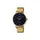 【CASIO 卡西歐】LTP-VT01G 簡約防水 基礎三針 時尚 金色 手錶 對錶 34mm(防水30米)