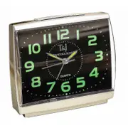 Easylife Set of 2 Easy-to-Read Silent Glow-in-the-Dark Alarm Clocks, Clock, Extra Large Number Fully Guaranteed