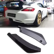 Black Rear Spats Bumper Lip Diffuser Splitter Canard Spoiler For Porsche Boxster (for: Porsche)
