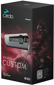 Cardo Packtalk Custom Communication System Single Set, silver for Men One Size