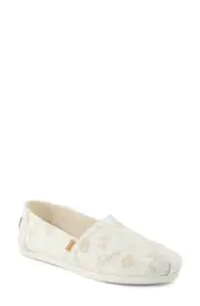 TOMS Alpargata Slip-On in Natural at Nordstrom, Size 10