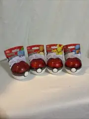 Pokemon Mega Construx Building Blok Set Poke-Ball Collectable - 4 Total