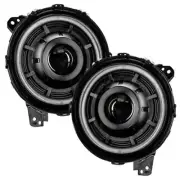 ORACLE Oculus Bi-LED Headlights for 18-24 Wrangler/Gladiator-Matte Black