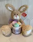 Gund Stuffed Rabbit Plush Easter Bunny Posable Ears Light Brown Dweezle 36246
