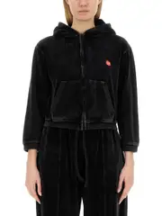 [Alexander Wang] Alexander Wang-Velour Sweatshirt-Donna XS