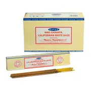 Satya Californian White Sage Incense Sticks - 180 Grams - Bulk Box