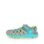 【MERRELL】MERRELL HYDRO QUENCH 大童鞋 運動 戶外 多功能 透氣 排水 快乾 灰 水藍(MLK163197)