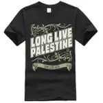 男士 T 恤 LONG LIVE PALESTINE LONG LIVE GAZA ANTI WAR PROTEST W