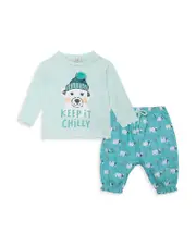 Peek Kids x The Nature Conservancy Girls' Cotton Keep It Chilly Set - Baby 3-6 months